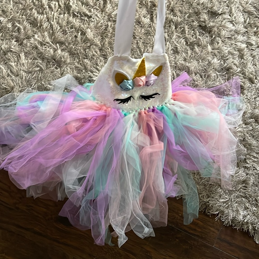 Toddler Girls Unicorn Sequin Tutu Dress